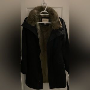 Babaton/Aritzia coat xs black